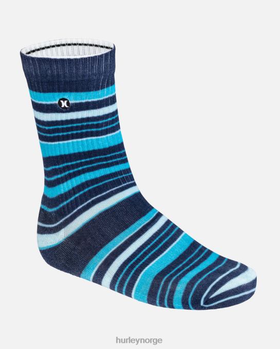 tilbehør menn Hurley h2o-dri trykt mannskapssokk 1pk avgrunn R406L79