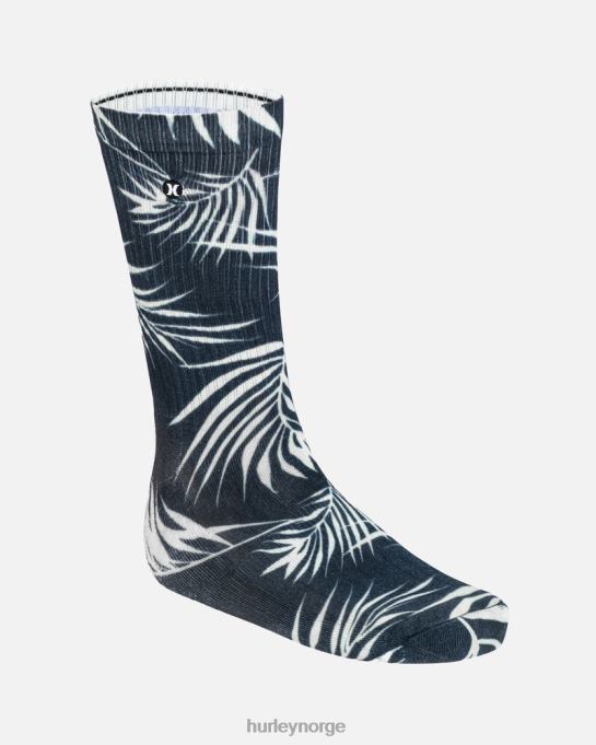 tilbehør menn Hurley h2o-dri trykt mannskapssokk 1pk pansret marine R406L80
