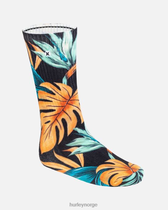 tilbehør menn Hurley h2o-dri trykt mannskapssokk 1pk svart R406L81